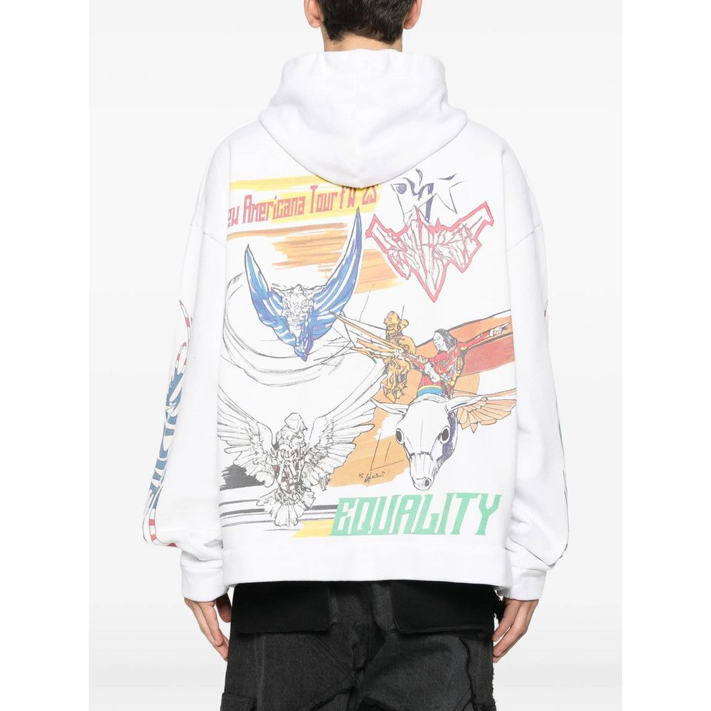 Who Decides War Who Decides War WHITE Sweaters & Knitwear - Hoodies Size US XL / EU 56 / 4 - 2 Thumbnail