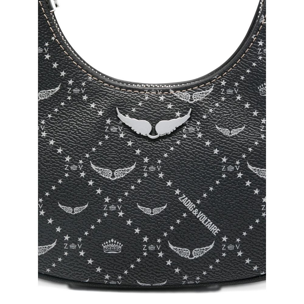 Zadig & Voltaire Zadig & Voltaire BLACK Shoulder Bags Size ONE SIZE - 5 Thumbnail
