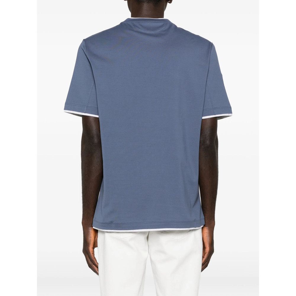 Brunello Cucinelli Brunello Cucinelli BLUE T-Shirts & Vests - T-Shirts Size US S / EU 44-46 / 1 - 2 Thumbnail