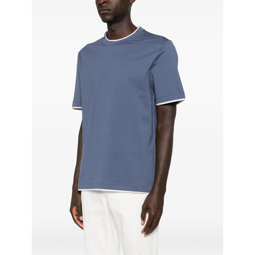 Brunello Cucinelli Brunello Cucinelli BLUE T-Shirts & Vests - T-Shirts Size US S / EU 44-46 / 1 - 3 Thumbnail