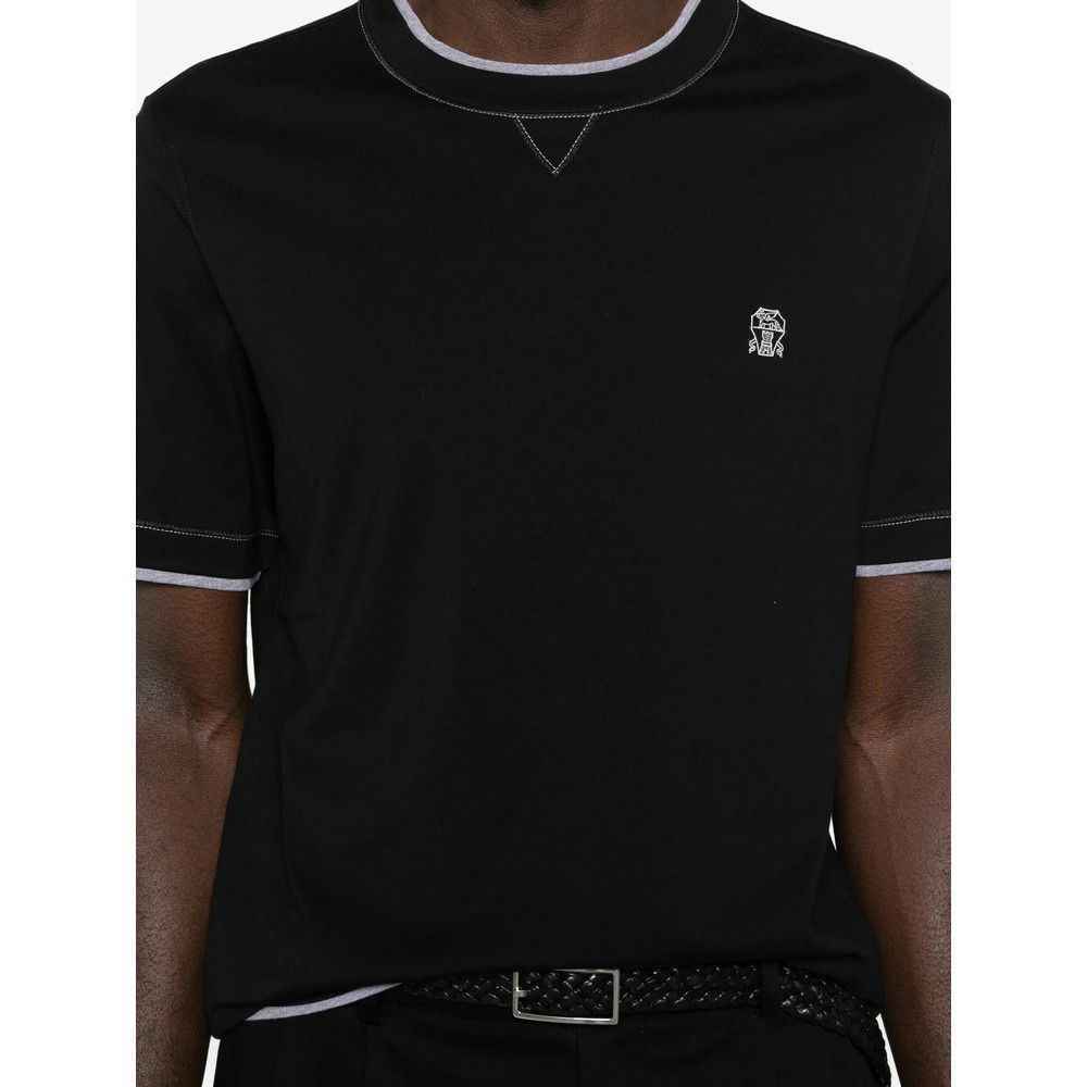 Brunello Cucinelli Brunello Cucinelli BLACK T-Shirts & Vests - T-Shirts Size US S / EU 44-46 / 1 - 2 Thumbnail