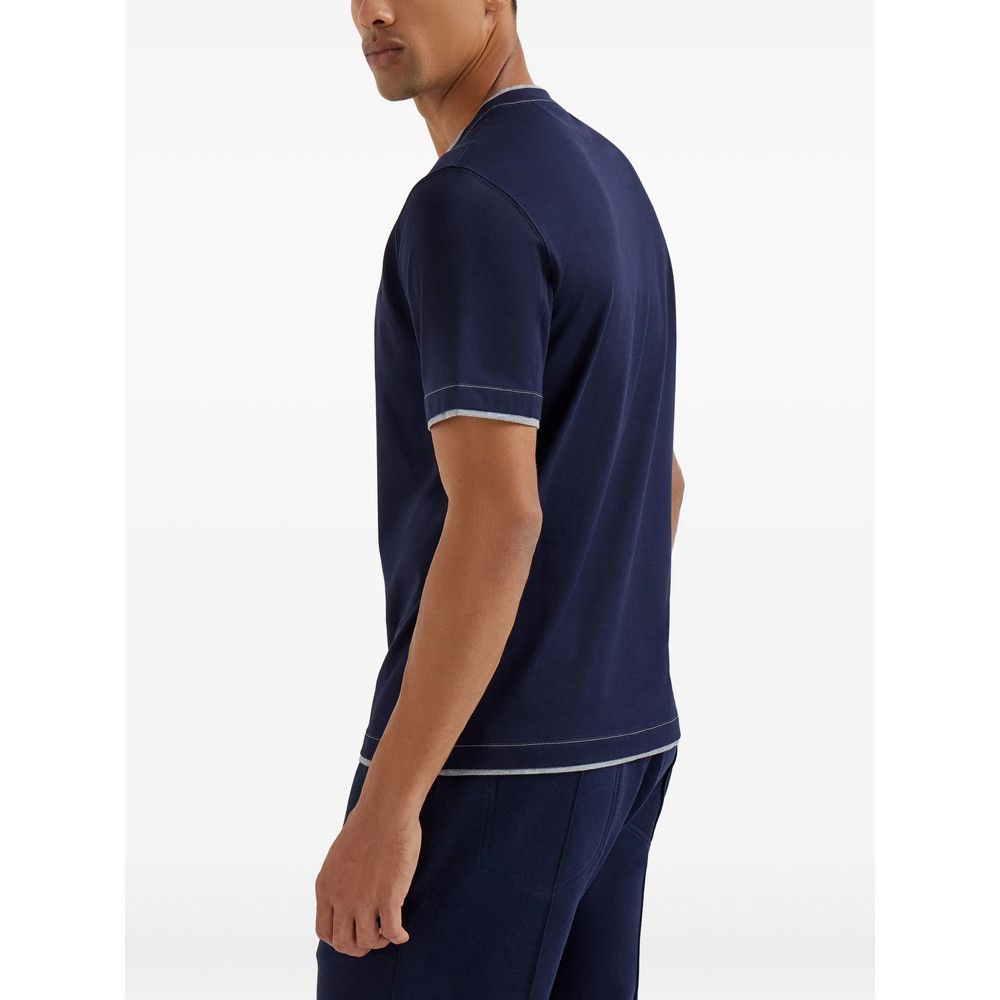 Brunello Cucinelli Brunello Cucinelli BLUE T-Shirts & Vests - T-Shirts Size US S / EU 44-46 / 1 - 2 Thumbnail