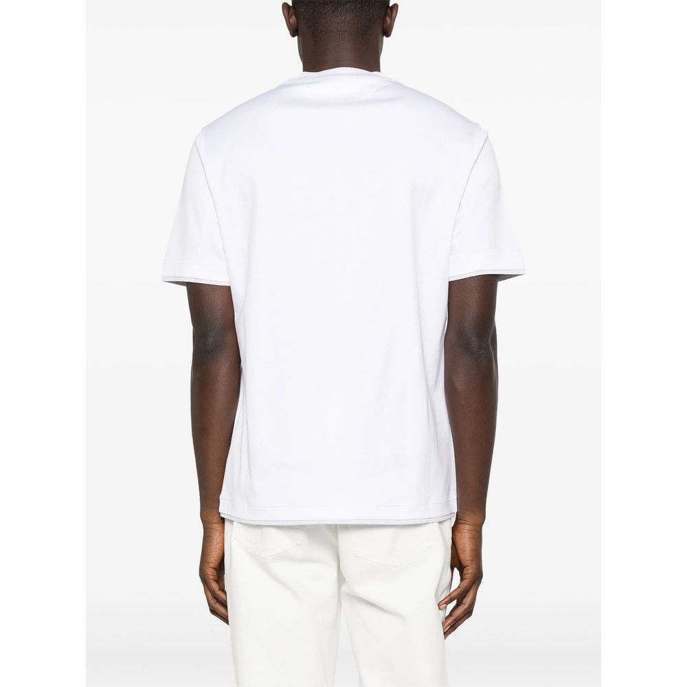 Brunello Cucinelli Brunello Cucinelli WHITE T-Shirts & Vests - T-Shirts Size US XXL / EU 58 / 5 - 4 Thumbnail