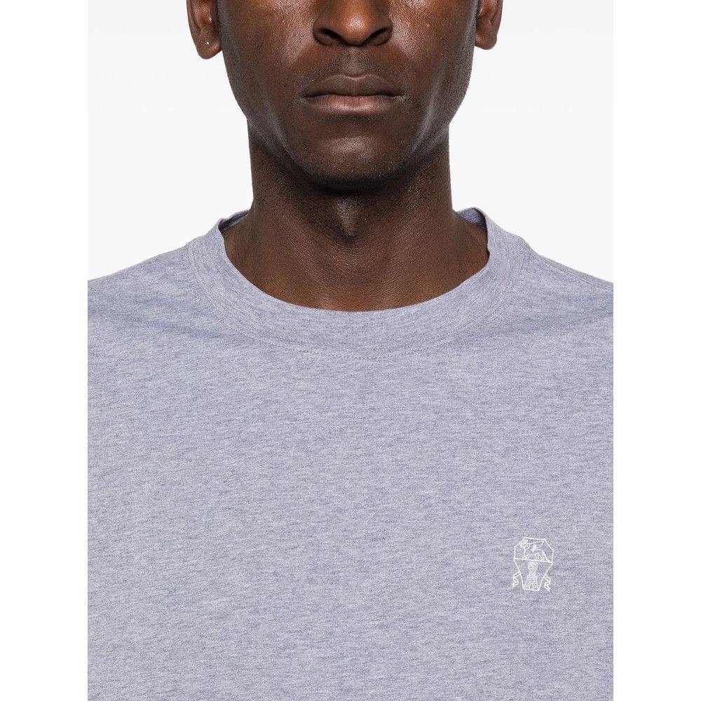 Brunello Cucinelli Brunello Cucinelli GREY T-Shirts & Vests - T-Shirts Size US M / EU 48-50 / 2 - 3 Thumbnail