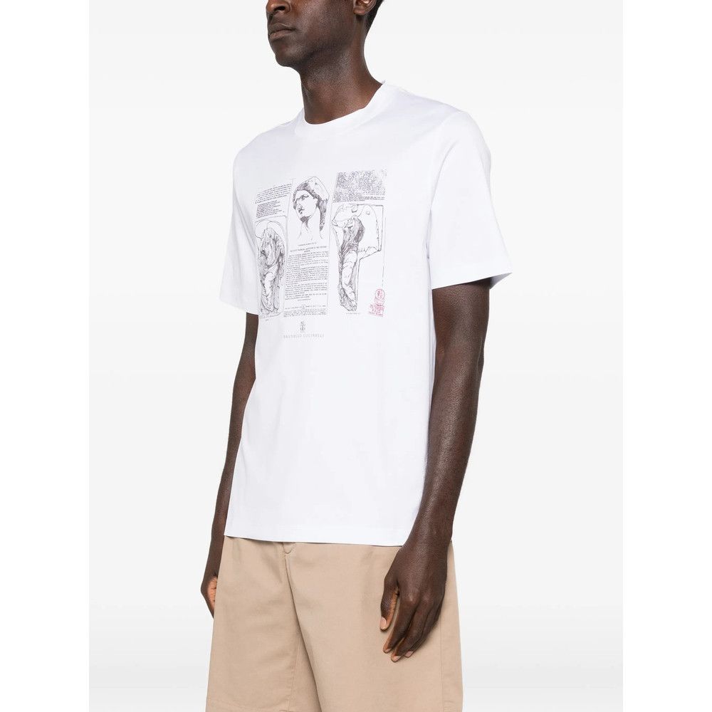 Brunello Cucinelli Brunello Cucinelli WHITE T-Shirts & Vests - T-Shirts Size US S / EU 44-46 / 1 - 2 Thumbnail