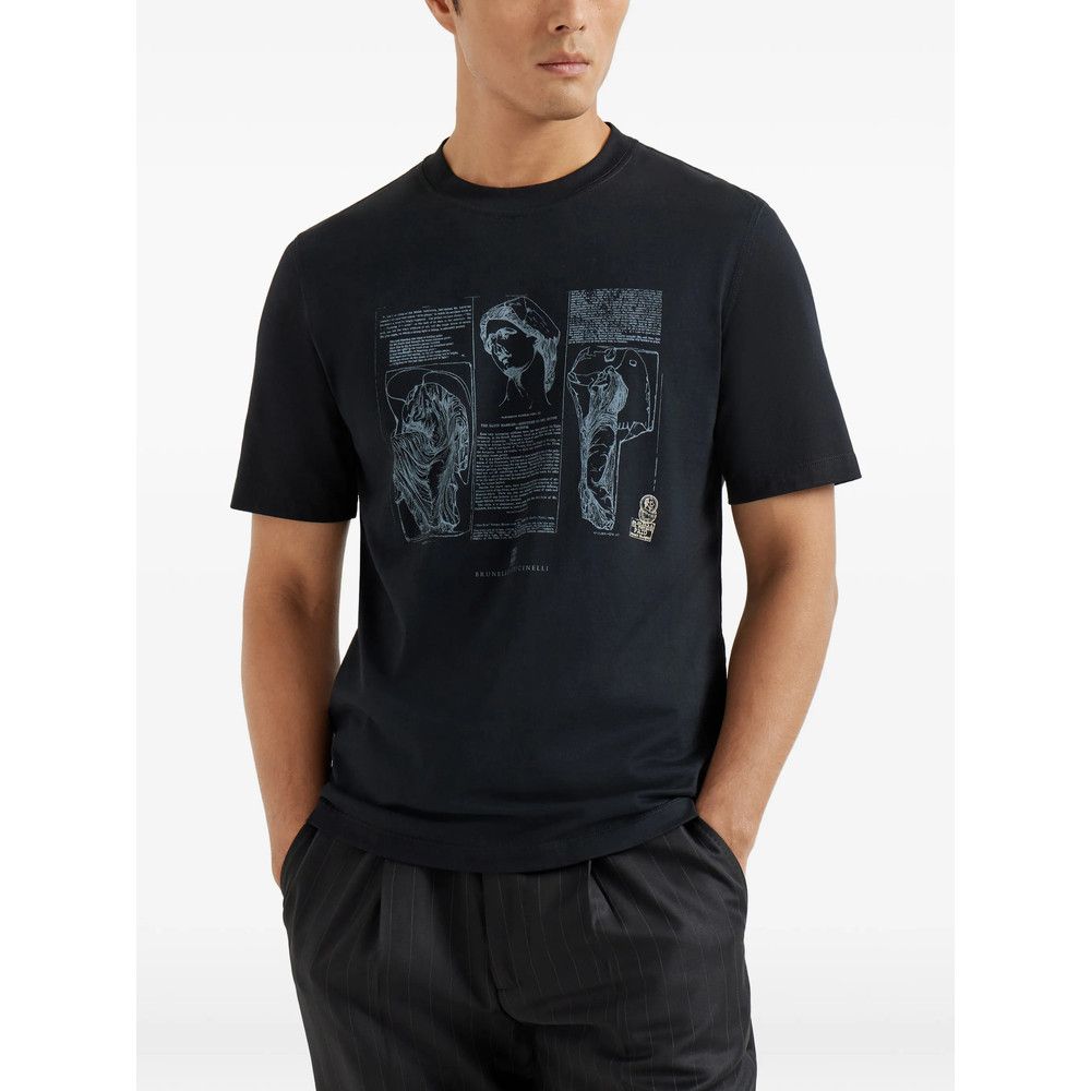 Brunello Cucinelli Brunello Cucinelli BLACK T-Shirts & Vests - T-Shirts Size US S / EU 44-46 / 1 - 3 Thumbnail