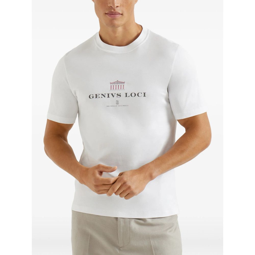Brunello Cucinelli Brunello Cucinelli WHITE T-Shirts & Vests - T-Shirts Size US XXL / EU 58 / 5 - 2 Thumbnail