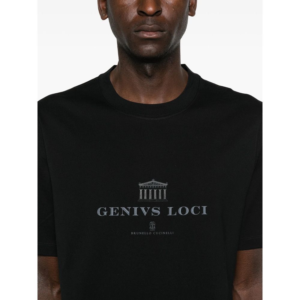 Brunello Cucinelli Brunello Cucinelli BLACK T-Shirts & Vests - T-Shirts Size US XL / EU 56 / 4 - 3 Thumbnail