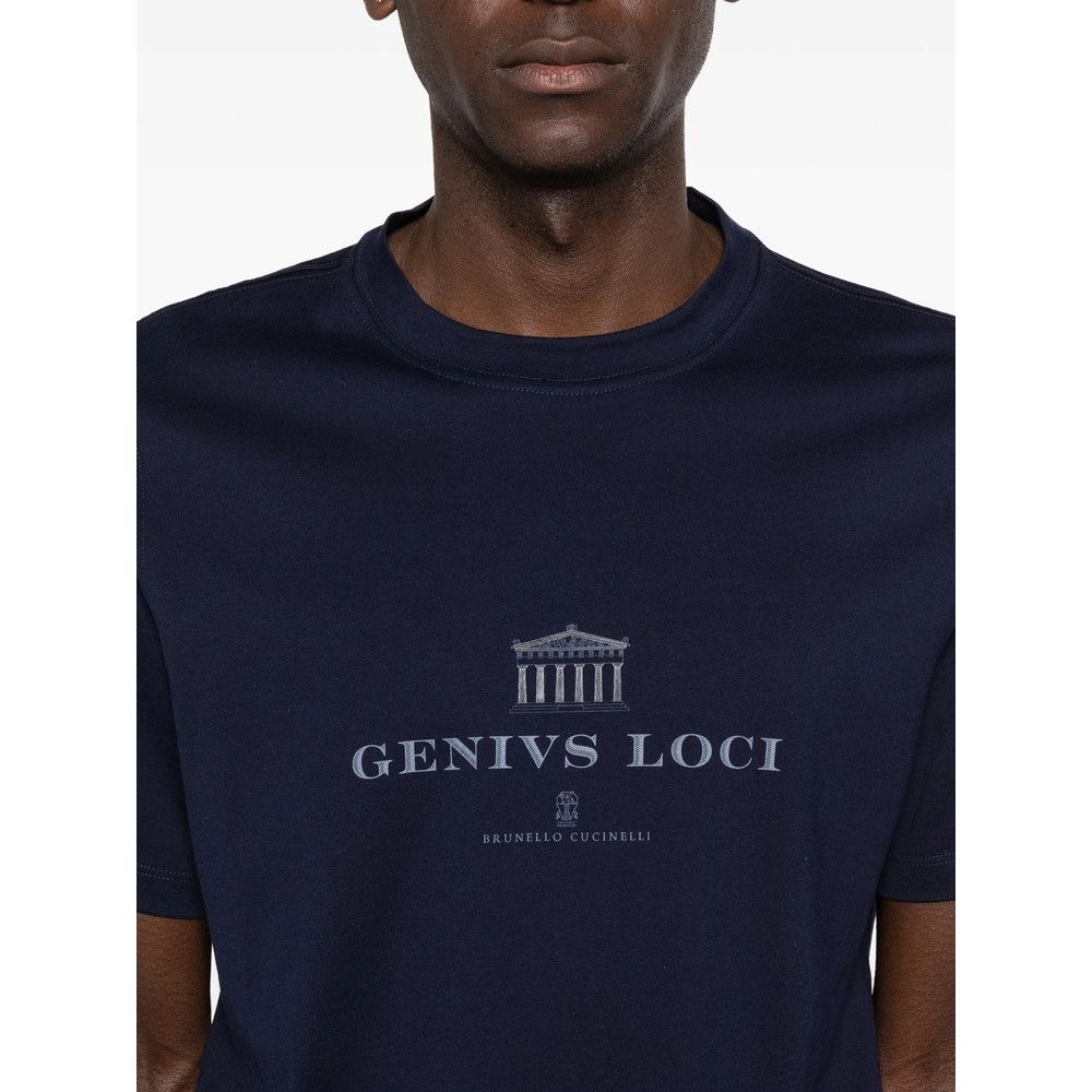 Brunello Cucinelli Brunello Cucinelli BLUE T-Shirts & Vests - T-Shirts Size US XXL / EU 58 / 5 - 3 Thumbnail