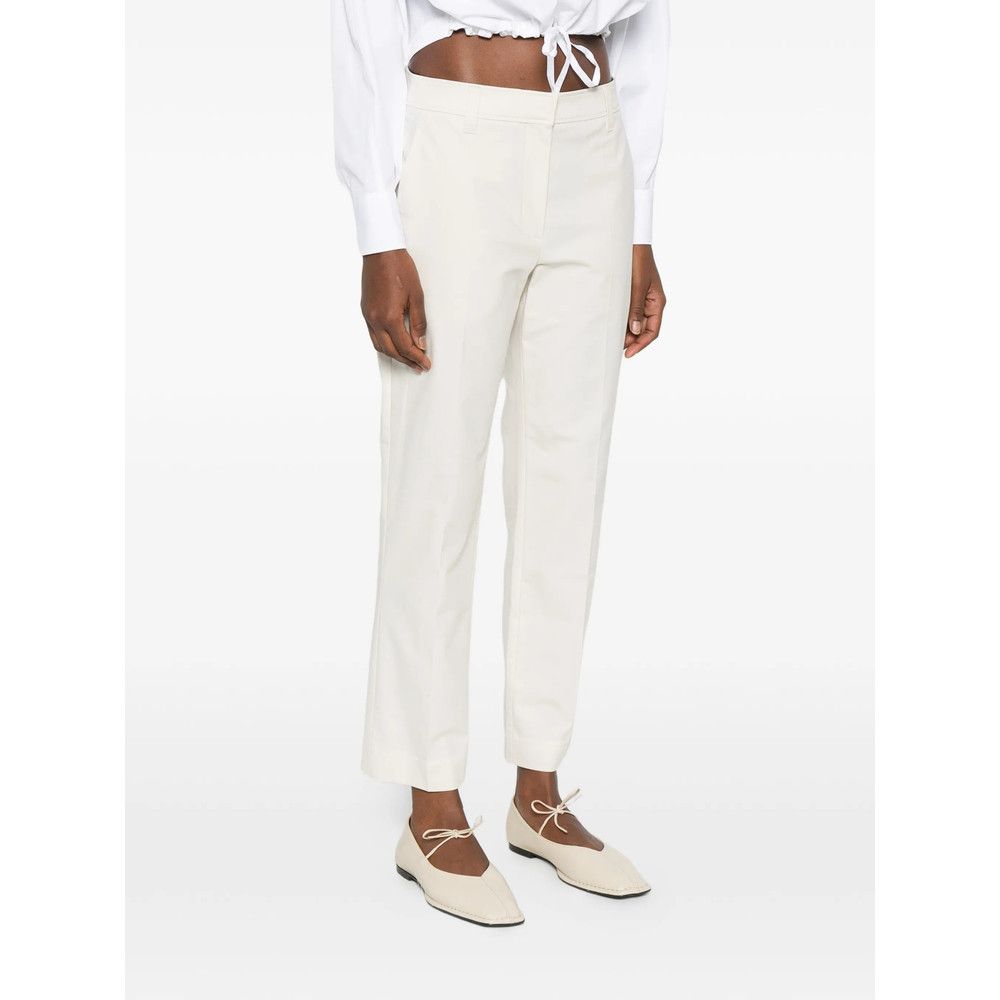 Brunello Cucinelli Brunello Cucinelli NEUTRALS Trousers - Straight Trousers Size 26" / US 2 / IT 38 - 3 Thumbnail