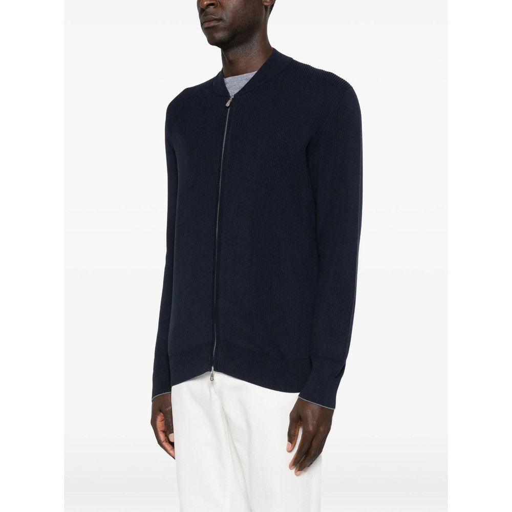 Brunello Cucinelli Brunello Cucinelli BLUE Sweaters & Knitwear - Jumpers Size US L / EU 52-54 / 3 - 3 Thumbnail