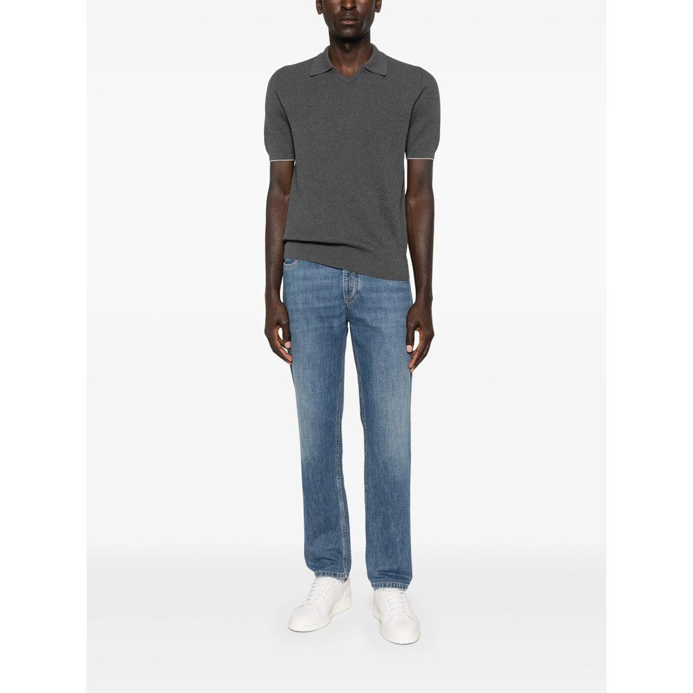 Brunello Cucinelli Brunello Cucinelli GREY T-Shirts & Vests - T-Shirts Size US XXL / EU 58 / 5 - 3 Thumbnail
