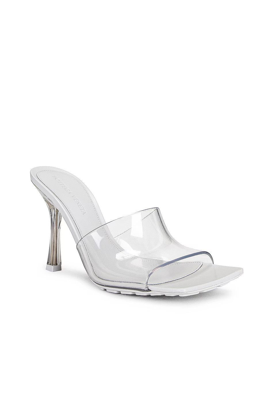 Bottega Veneta Stretch Mule in White Size US 9 / IT 39 - 2 Thumbnail