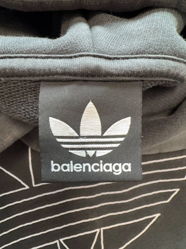 Balenciaga Balenciaga x Adidas Embroidered Logo Hoodie Size US S / EU 44-46 / 1 - 3 Thumbnail