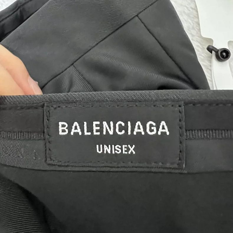 Balenciaga Balenciaga Black Pleated Trousers 46 Size US 36 / EU 52 - 3 Thumbnail