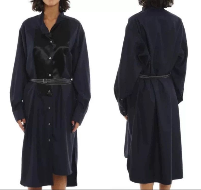 Loewe Loewe Navy Black Shirt Dress 36 Size US 36 / EU 52 - 7 Thumbnail