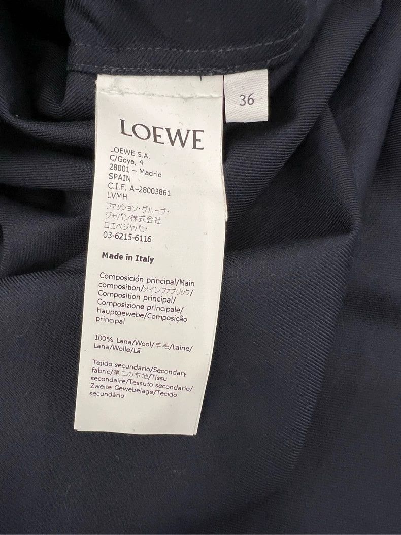 Loewe Loewe Navy Black Shirt Dress 36 Size US 36 / EU 52 - 5 Thumbnail