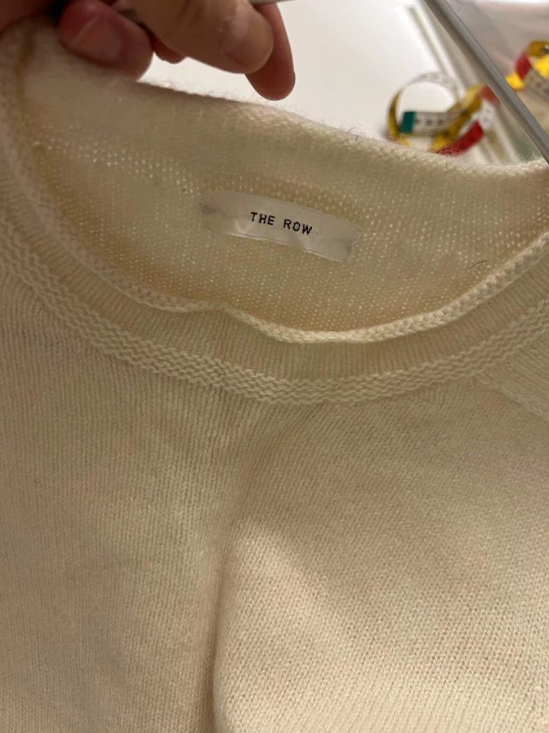 The Elder Statesman Cream White Cashmere Sweater L Size US L / EU 52-54 / 3 - 2 Thumbnail