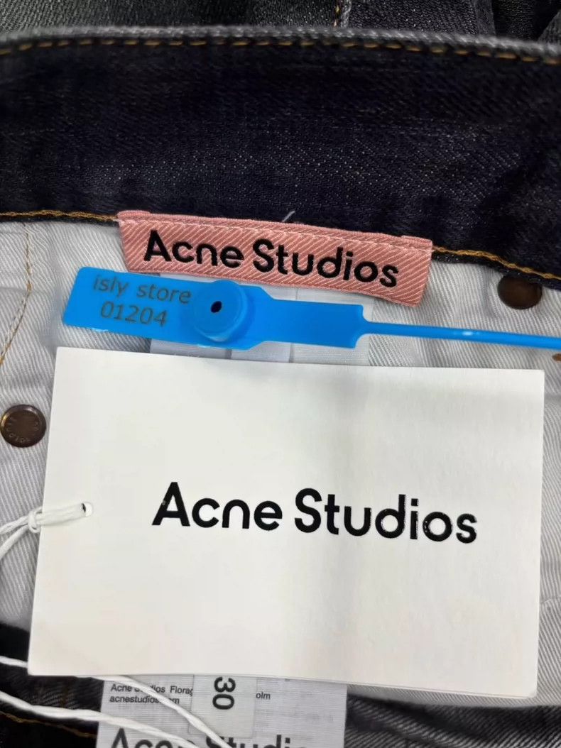 Acne Studios Acne Studios Splatter Wide-Leg Jeans Size US 29 - 4 Thumbnail