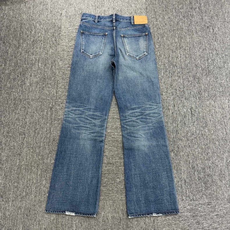 Celine Celine Washed Distressed Flare Jeans Size US 29 - 2 Thumbnail