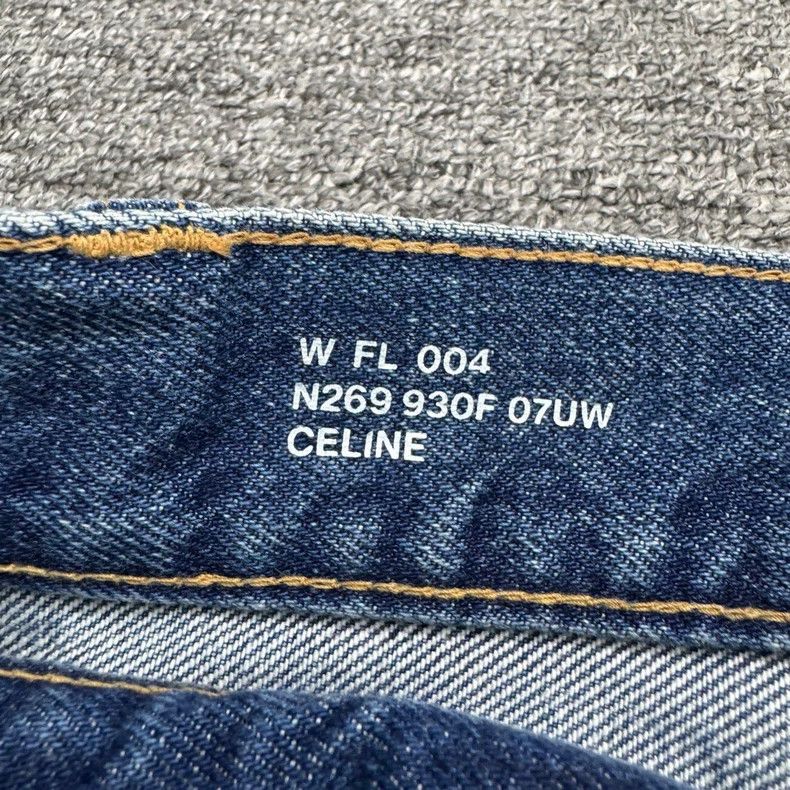 Celine Celine Washed Distressed Flare Jeans Size US 29 - 3 Thumbnail