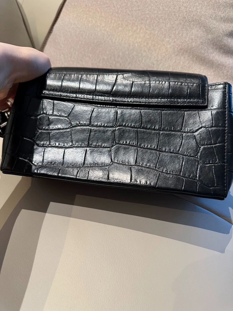 Vivienne Westwood Vivienne Westwood Hazel Black Croc Bag Size ONE SIZE - 5 Thumbnail