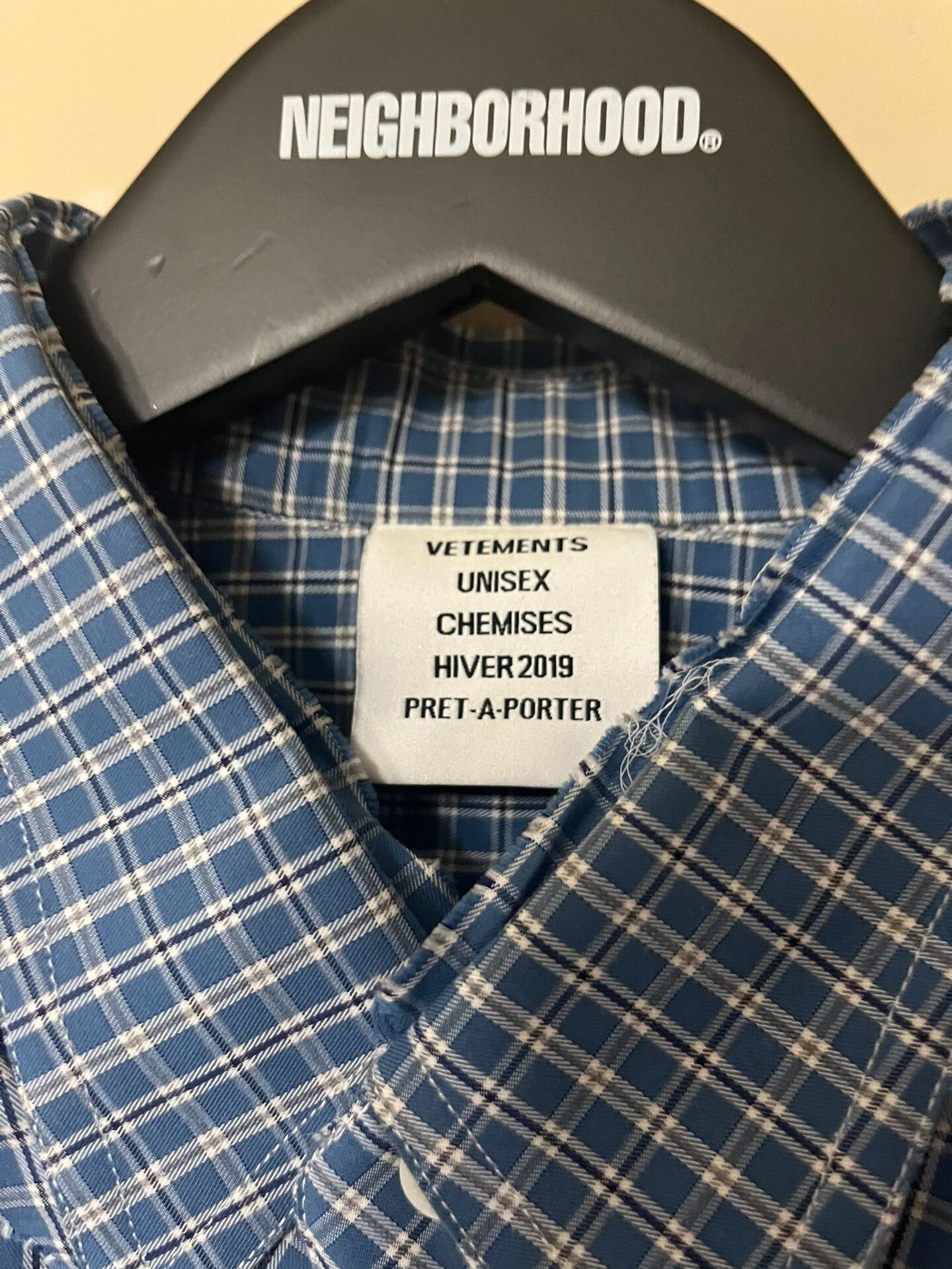 Vetements Vetements 18FW Runway Double-Layer Shirt Size US XS / EU 42 / 0 - 4 Thumbnail