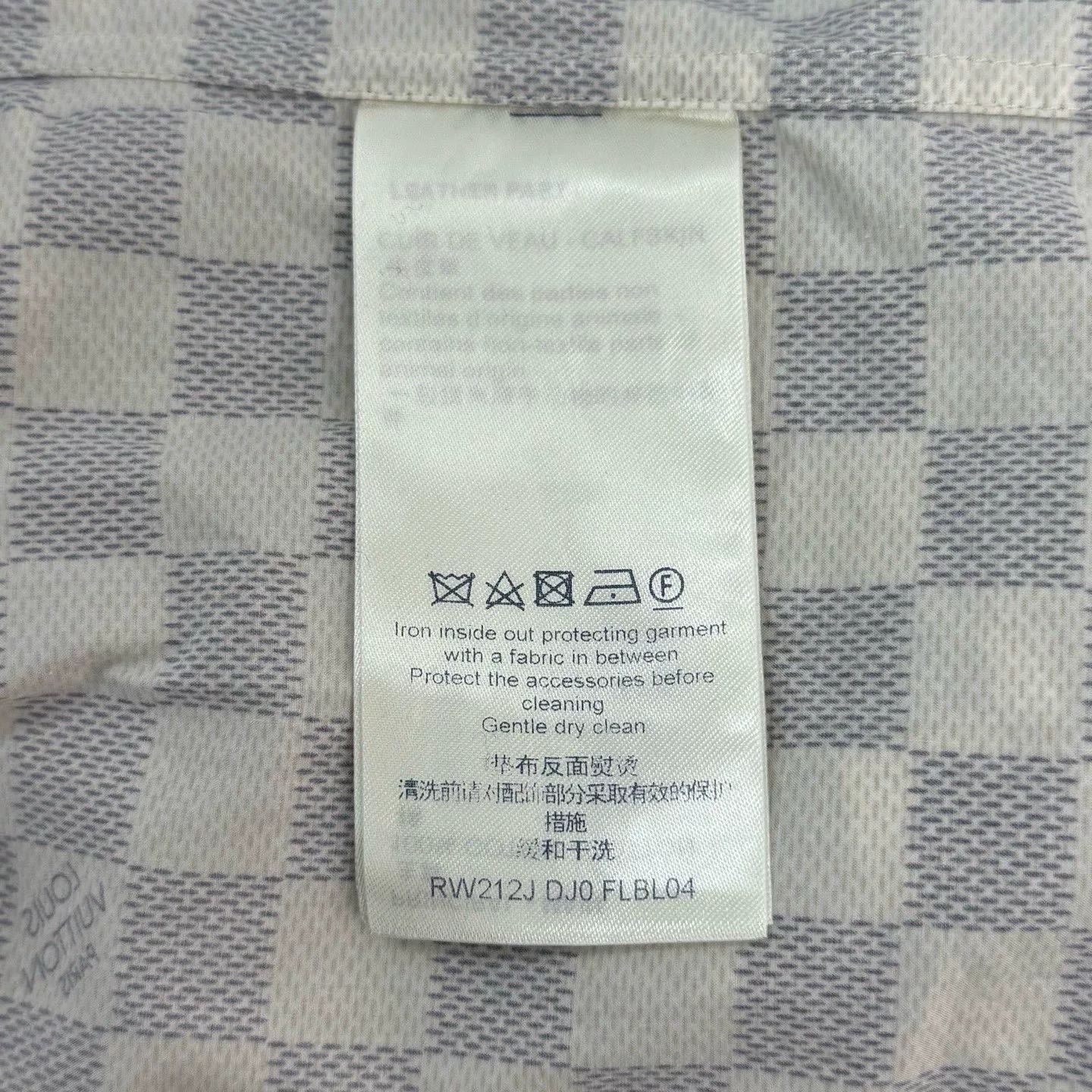 Louis Vuitton Louis Vuitton Damier Logo Check Shirt Size US XS / EU 42 / 0 - 6 Thumbnail
