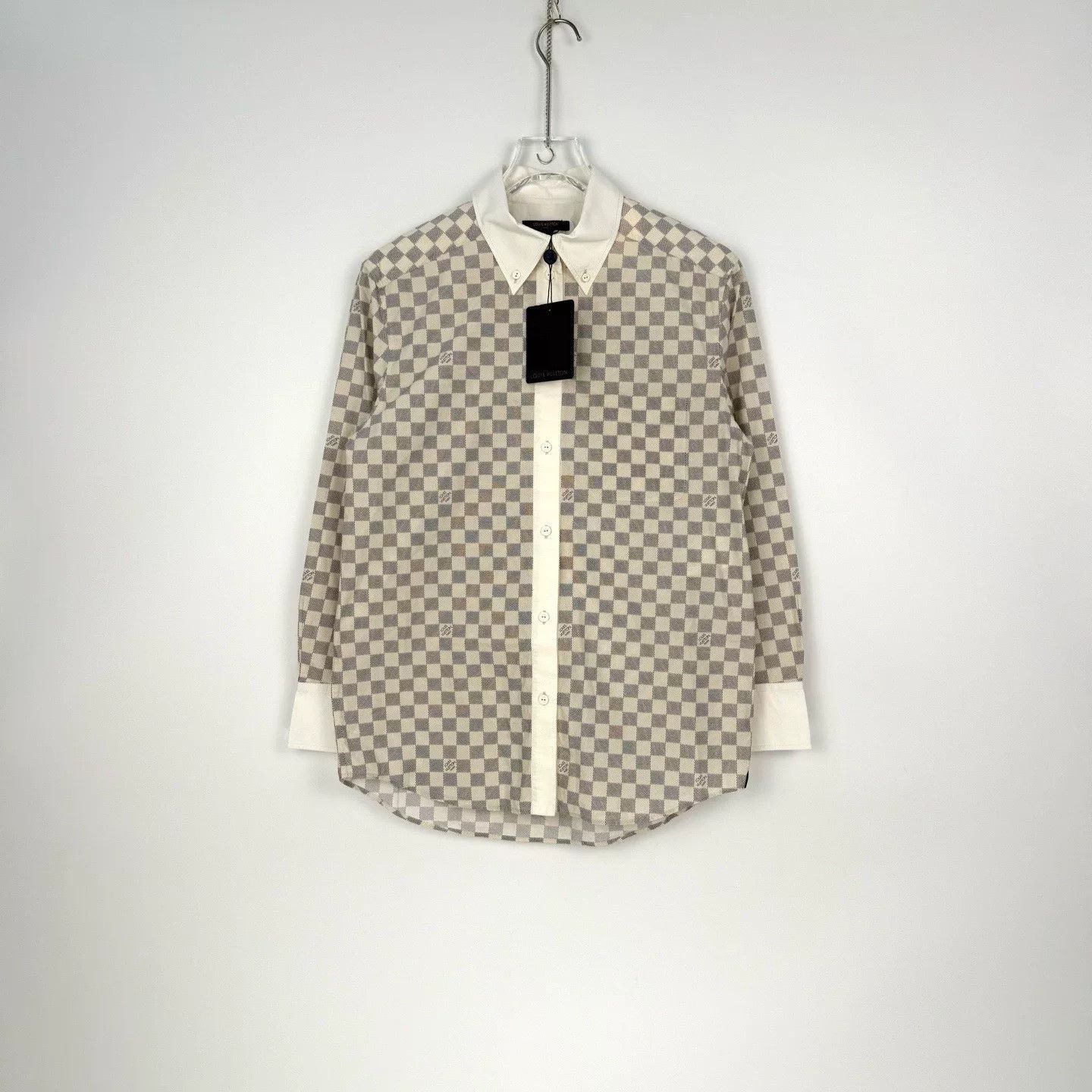 Louis Vuitton Louis Vuitton Damier Logo Check Shirt Size US XS / EU 42 / 0 - 3 Thumbnail
