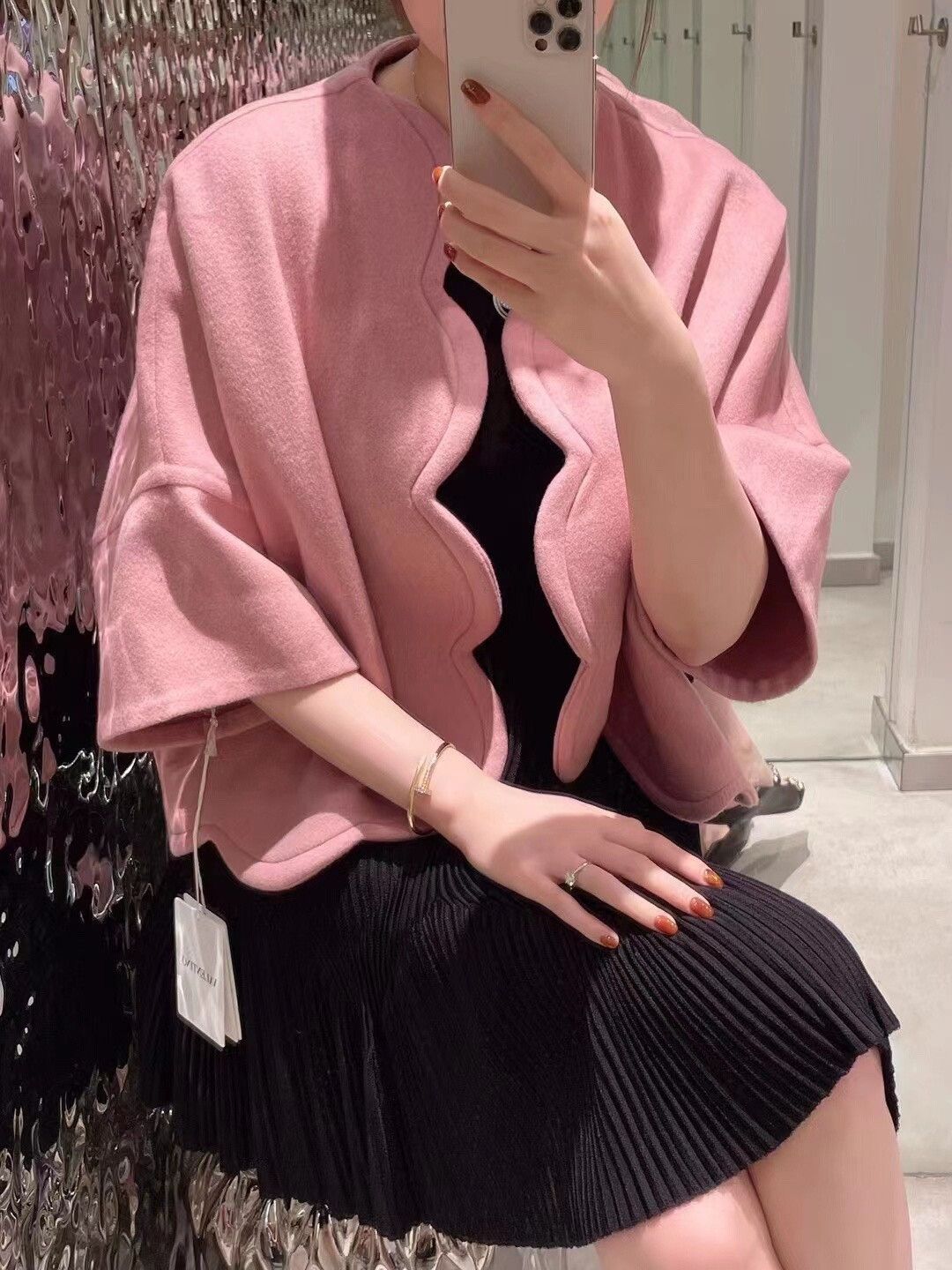 Valentino Valentino Pink Wool Coat Size 36 Size US S / EU 44-46 / 1 - 7 Thumbnail