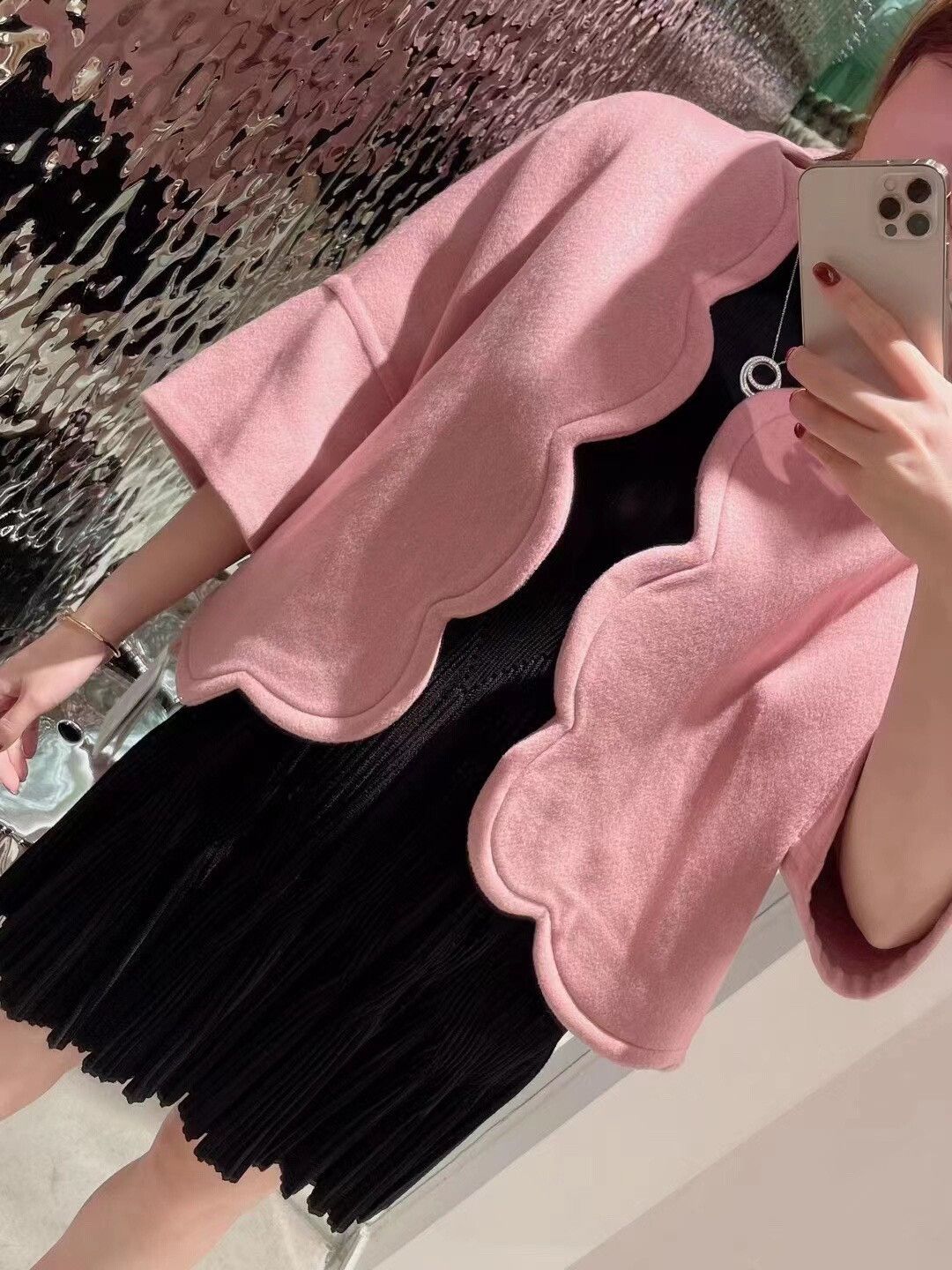 Valentino Valentino Pink Wool Coat Size 36 Size US S / EU 44-46 / 1 - 8 Thumbnail