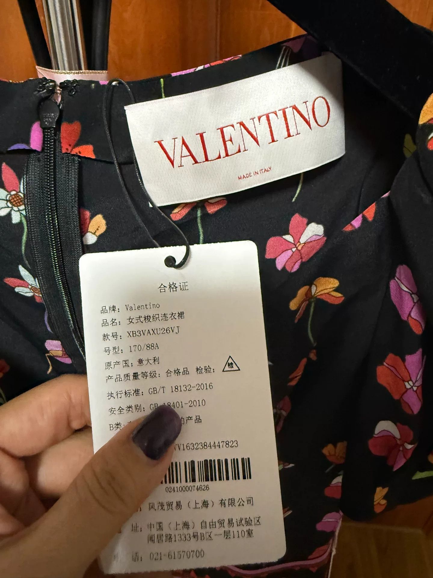 Valentino Valentino Silk Floral Print Dress Size US L / EU 52-54 / 3 - 2 Thumbnail