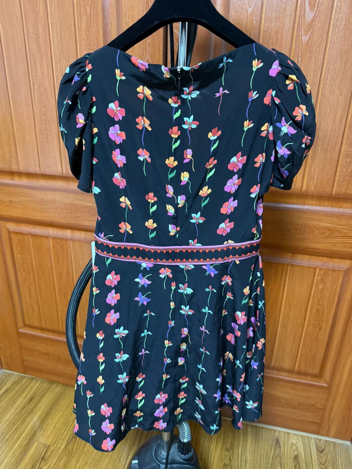 Valentino Valentino Silk Floral Print Dress Size US L / EU 52-54 / 3 - 4 Thumbnail