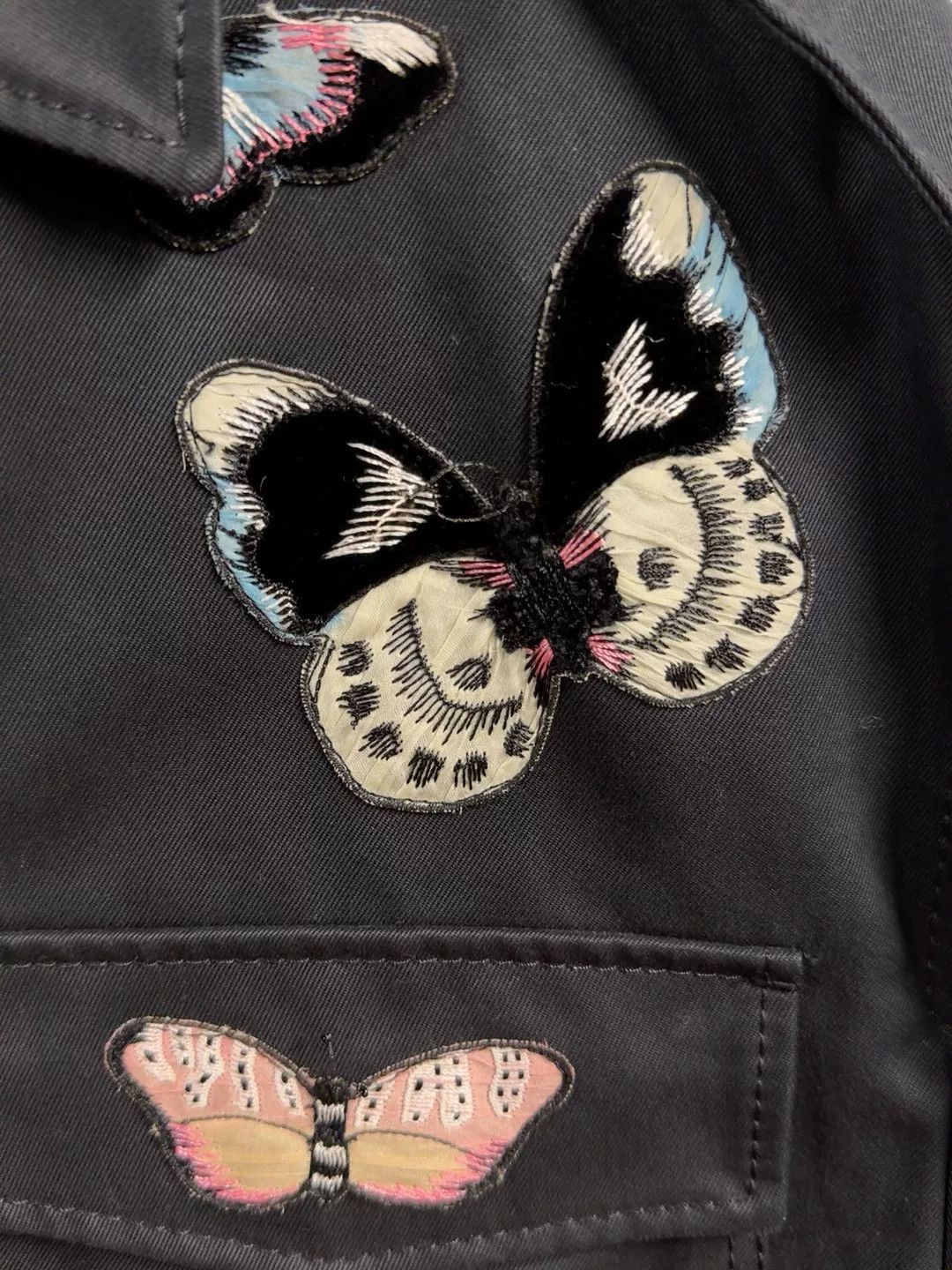 Valentino Valentino Butterfly Embroidered Jacket Size US XL / EU 56 / 4 - 3 Thumbnail