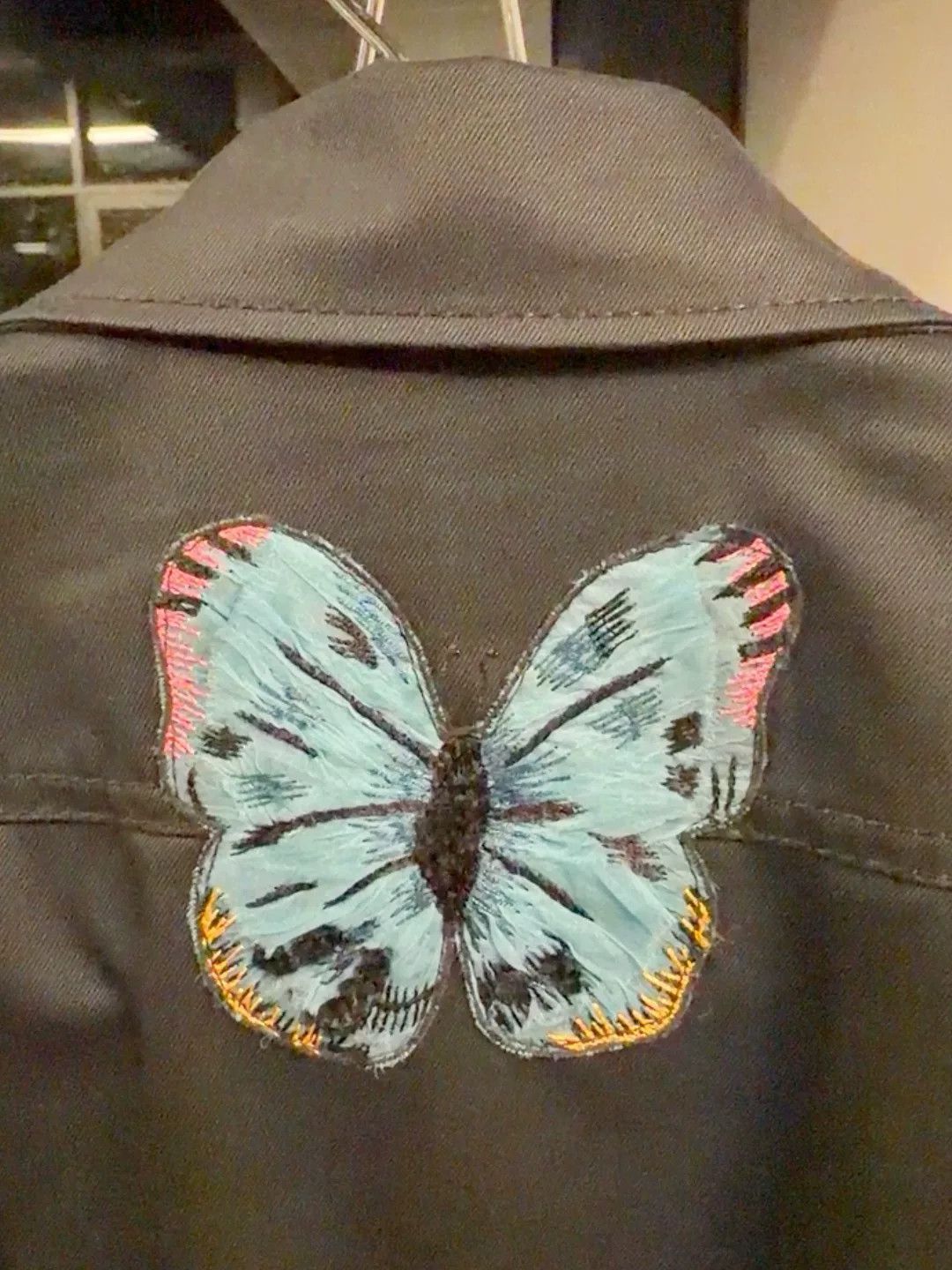 Valentino Valentino Butterfly Embroidered Jacket Size US XL / EU 56 / 4 - 5 Thumbnail
