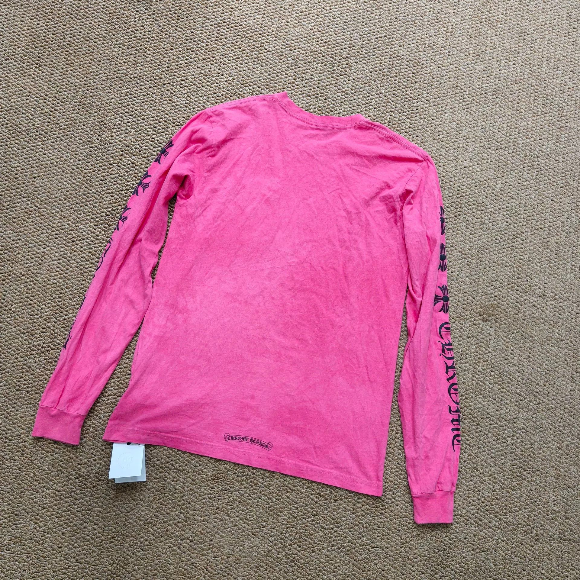 Chrome Hearts Chrome Hearts Limited Pink Long Sleeve Size US L / EU 52-54 / 3 - 7 Thumbnail