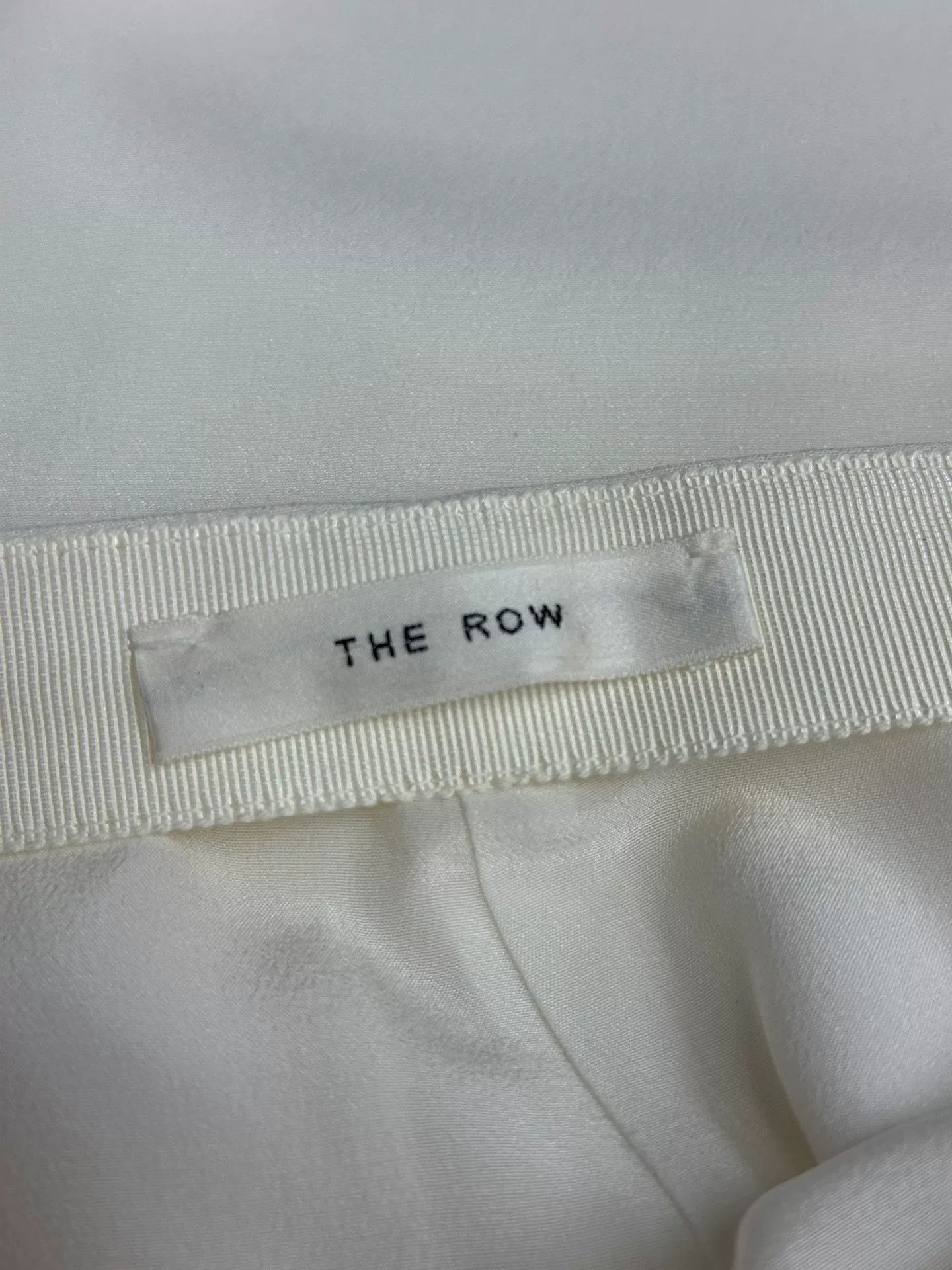 The Row The Row White Wide-Leg Casual Pants Size US 26 / EU 42 - 3 Thumbnail