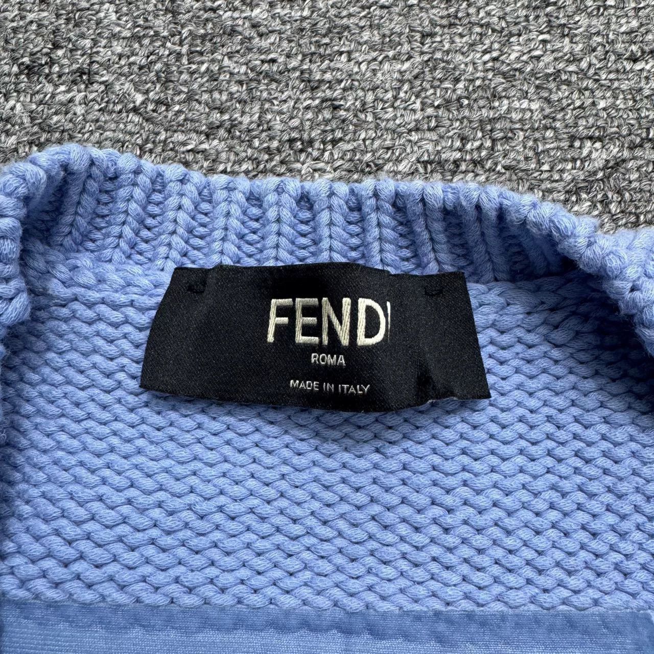 Fendi Fendi Solid Color Knit Vest Size US L / EU 52-54 / 3 - 2 Thumbnail