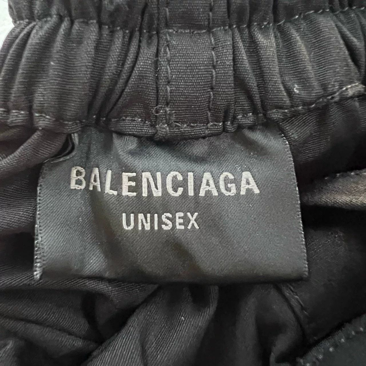 Balenciaga Balenciaga Black Elastic Waist Trousers Size US 26 / EU 42 - 3 Thumbnail