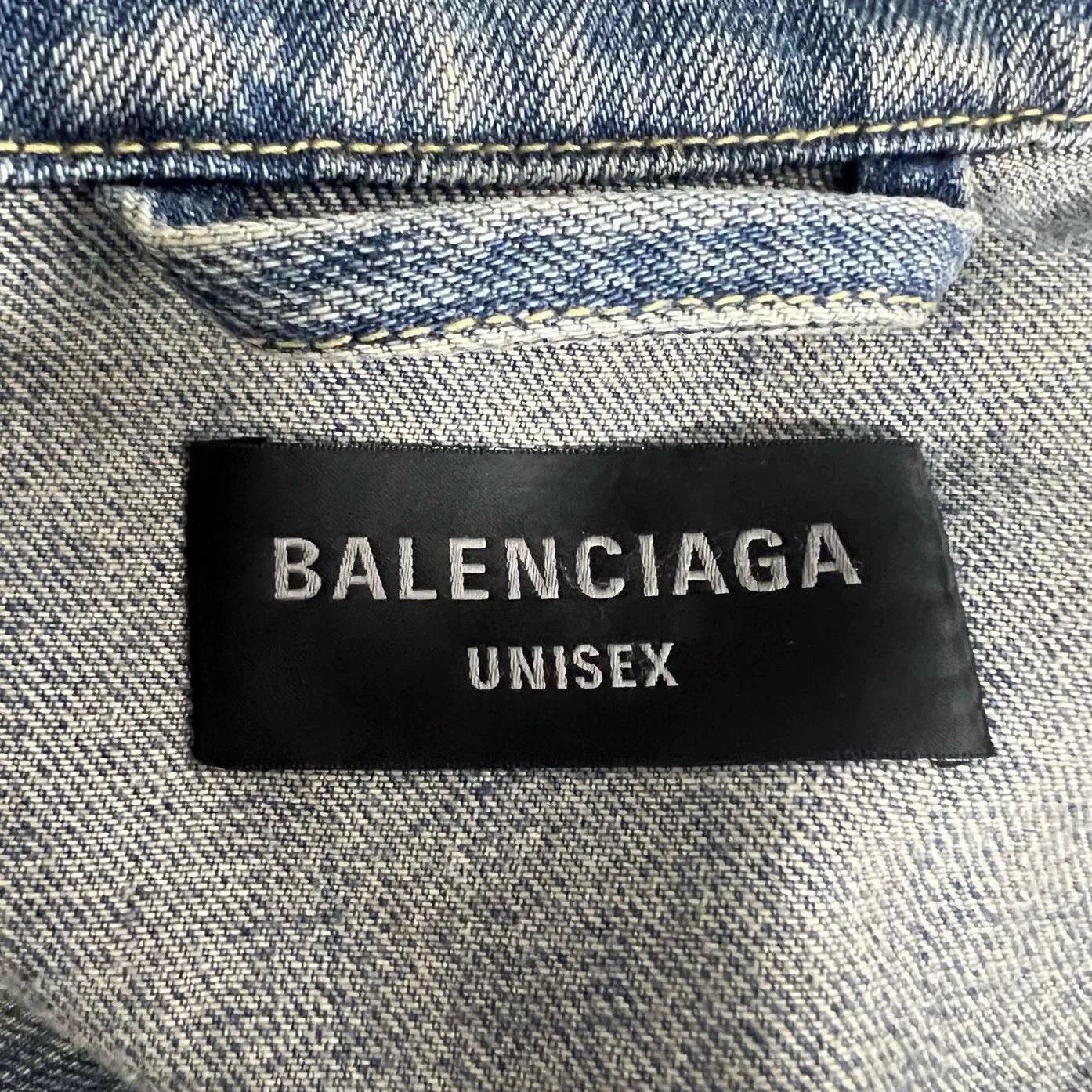 Balenciaga Balenciaga Blue Denim Jacket Size US M / EU 48-50 / 2 - 3 Thumbnail