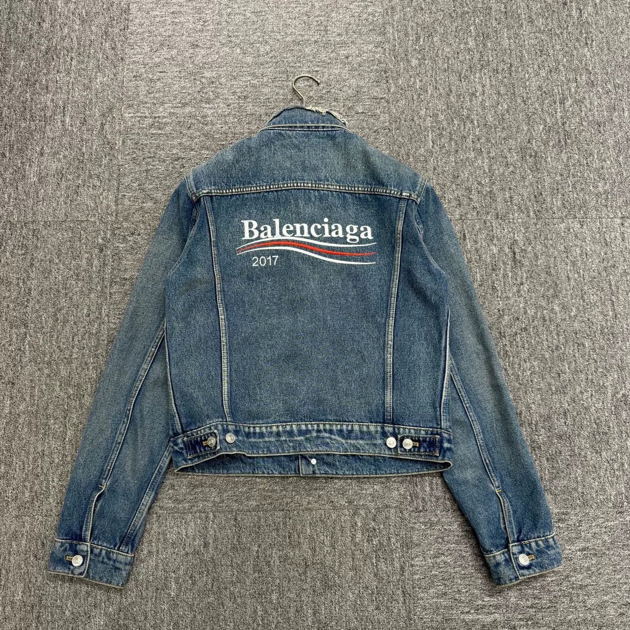 Balenciaga Balenciaga Cola Print Denim Jacket Size US M / EU 48-50 / 2 - 5 Thumbnail