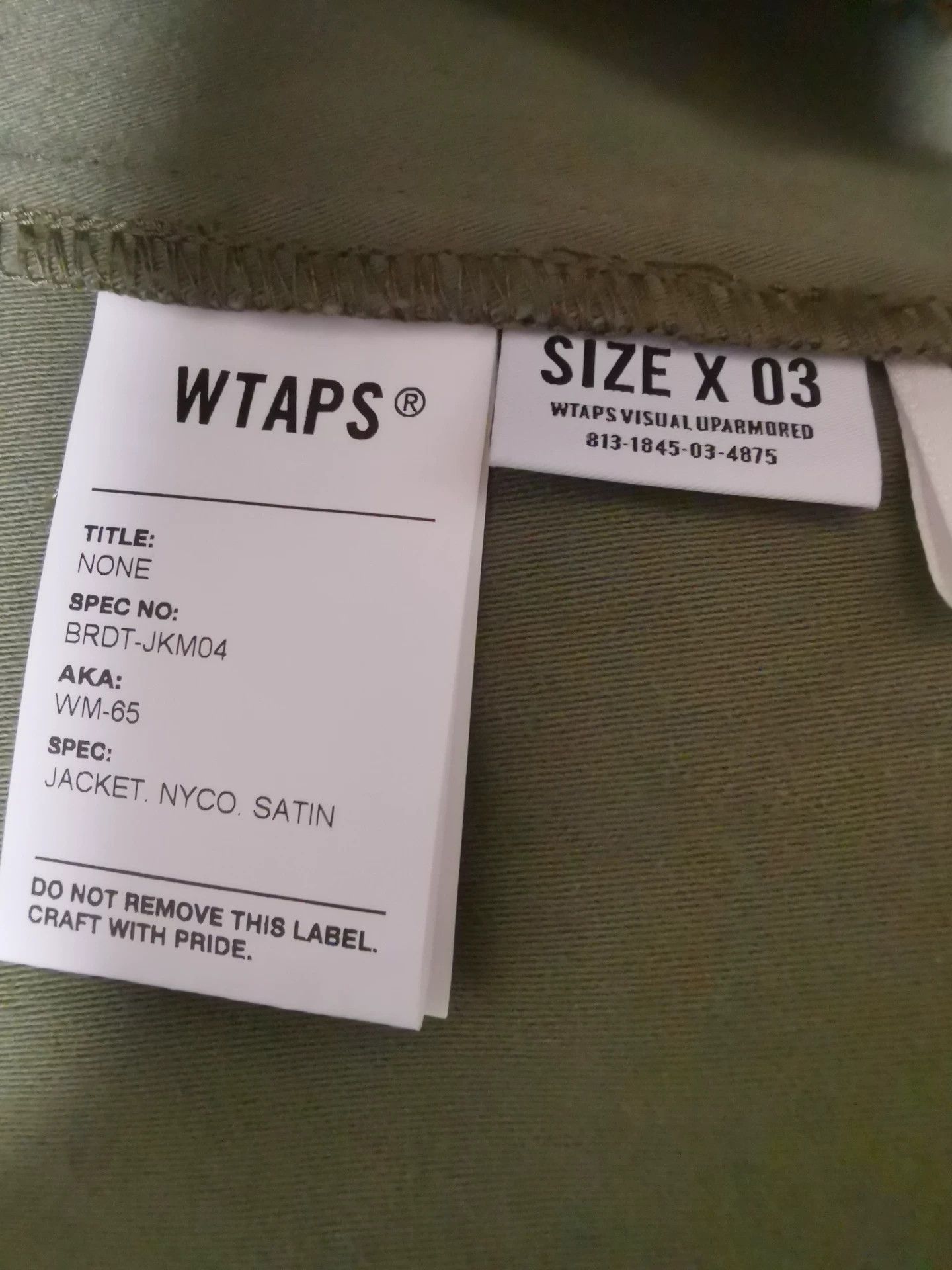 Wtaps WTAPS M65 Military Jacket Size US L / EU 52-54 / 3 - 4 Thumbnail