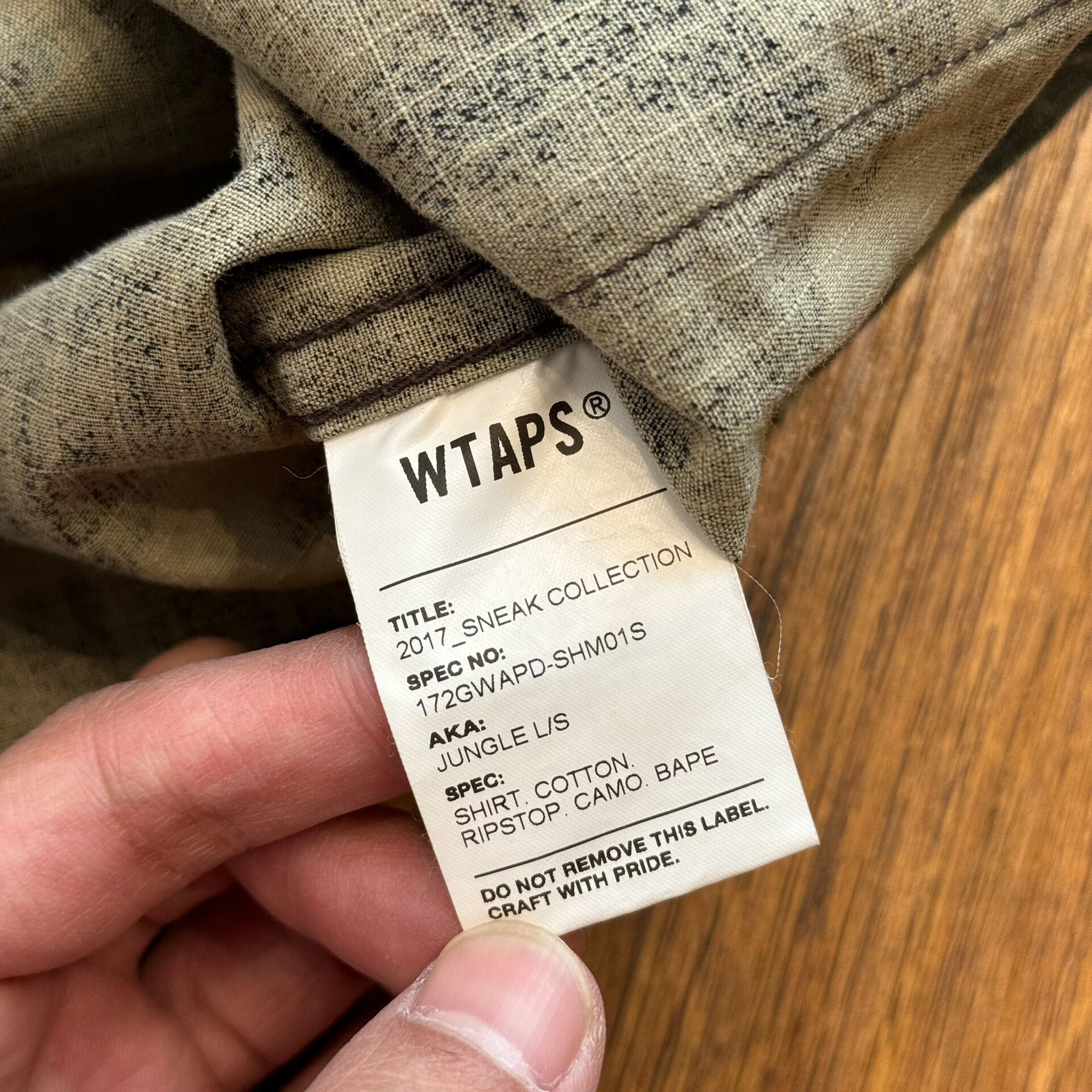 Wtaps WTAPS x BAPE Camo Cargo Shirt S Size US S / EU 44-46 / 1 - 6 Thumbnail