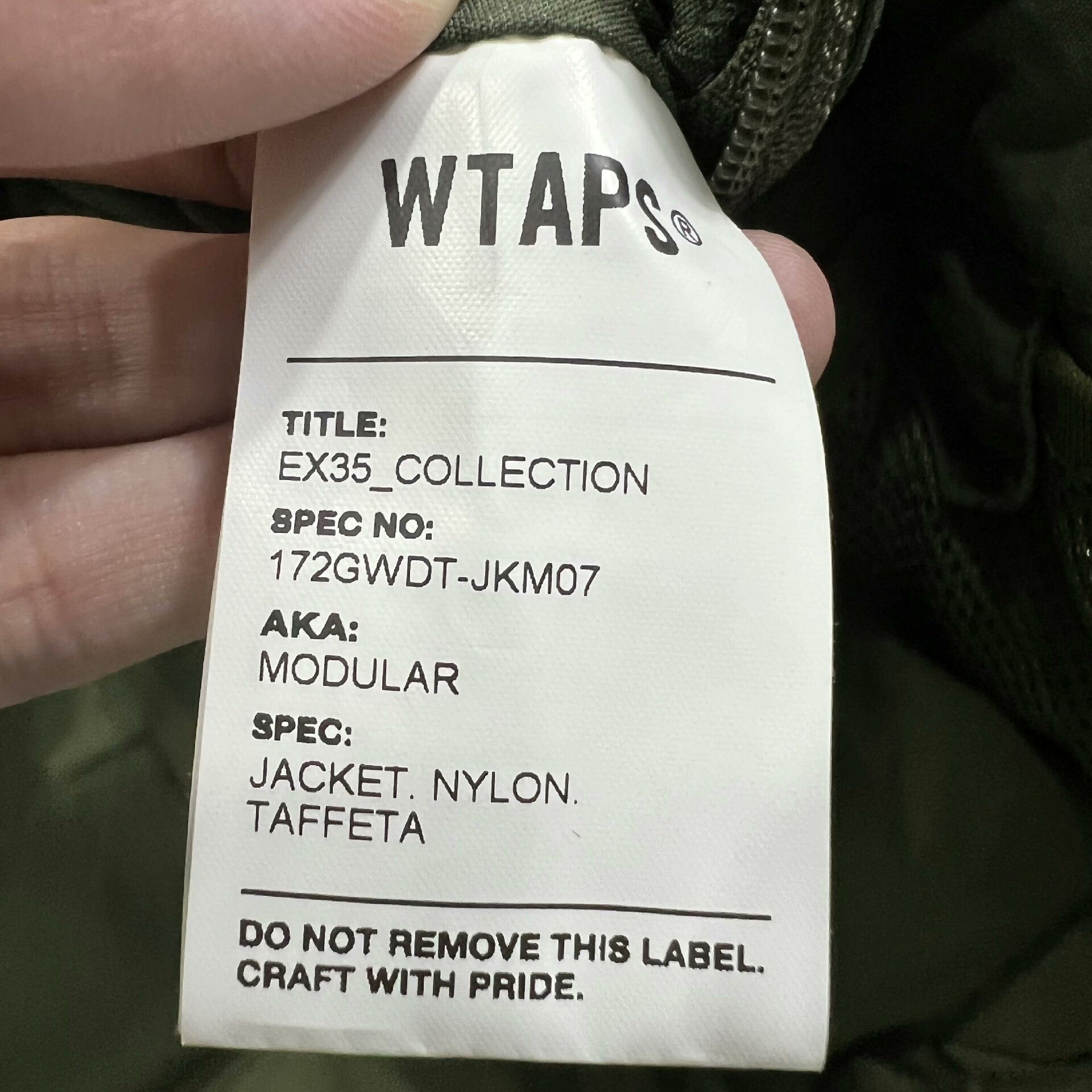 Wtaps WTAPS Cotton Padded Jacket Size 03 Size US M / EU 48-50 / 2 - 6 Thumbnail