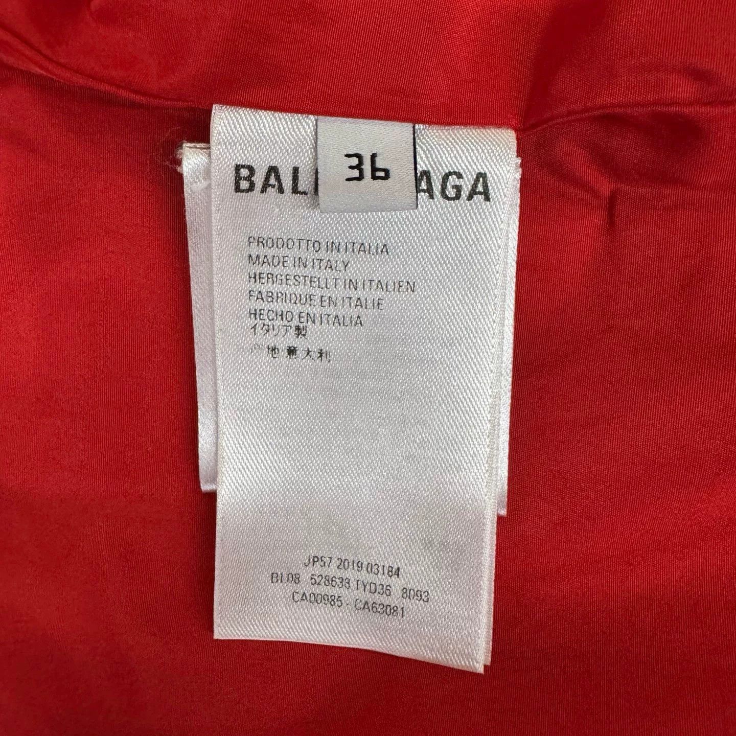 Balenciaga Balenciaga White Red Blue Windbreaker Size US XS / EU 42 / 0 - 4 Thumbnail