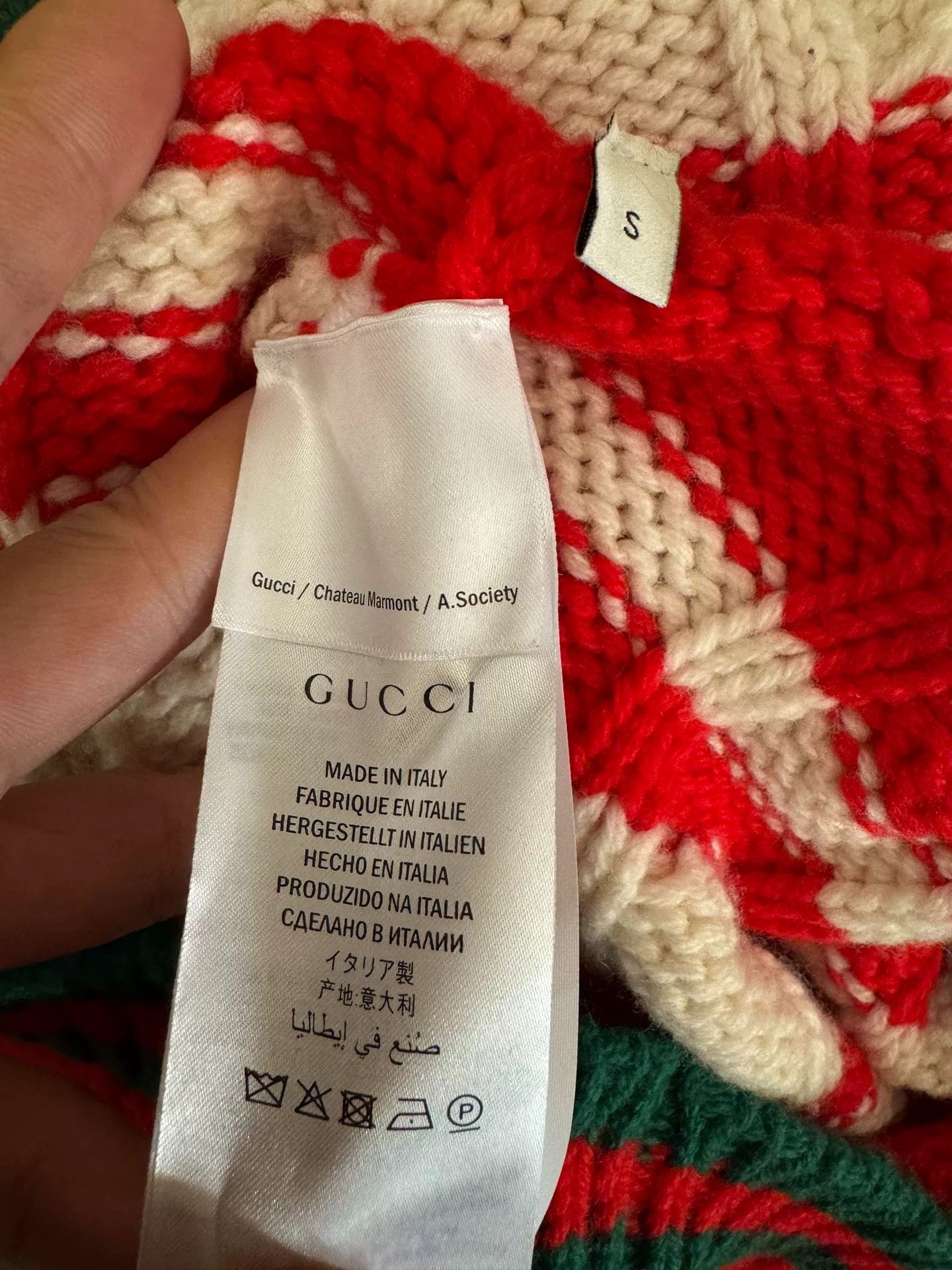 Gucci Gucci Christmas Limited Wool Cardigan Size US S / EU 44-46 / 1 - 4 Thumbnail