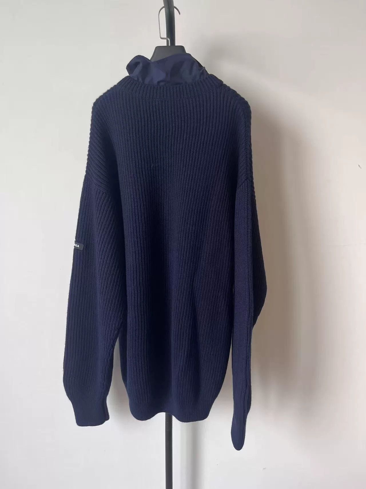Balenciaga Balenciaga Men's Blue Layered Sweater Size US S / EU 44-46 / 1 - 2 Thumbnail