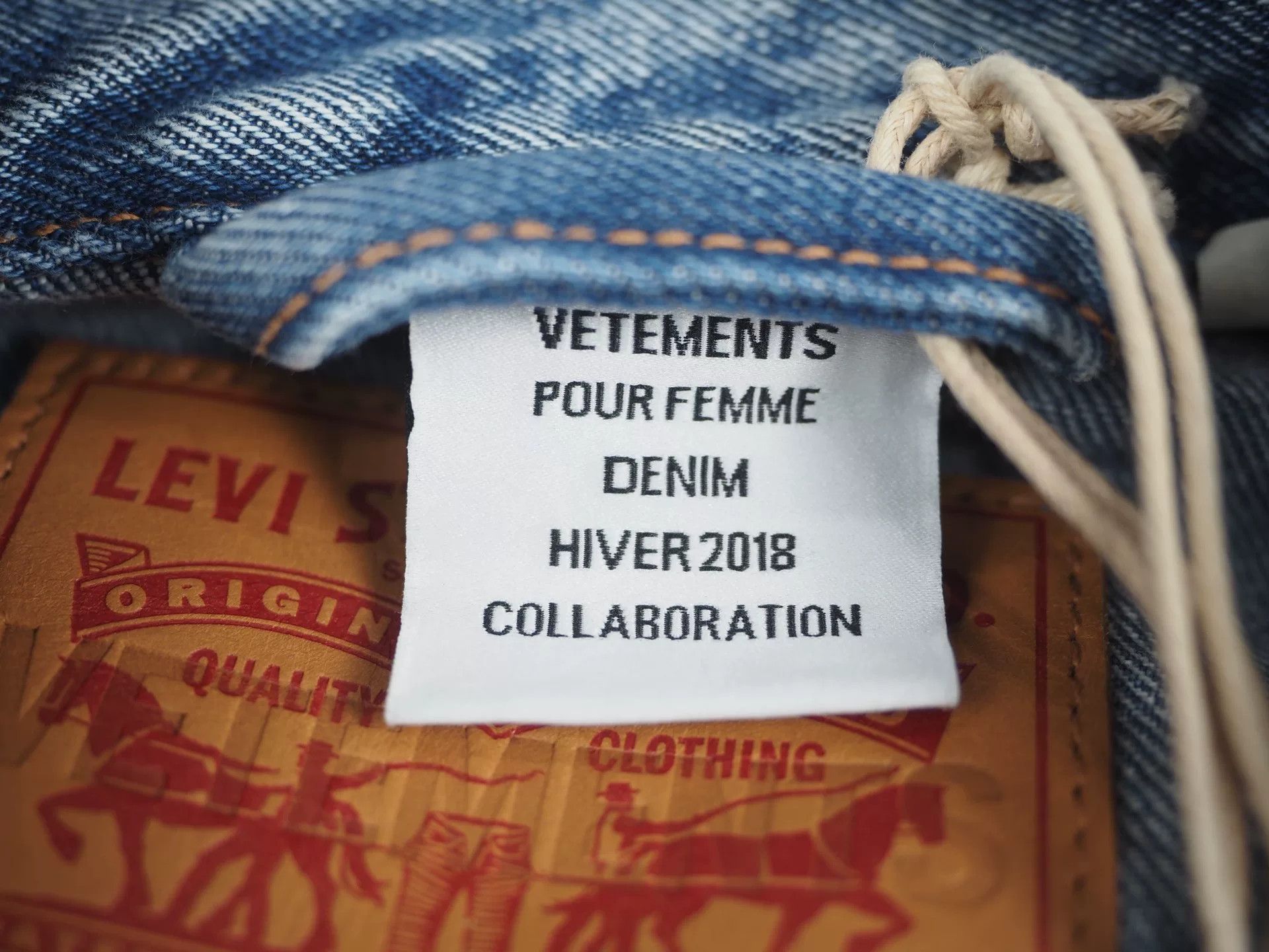 Vetements Vetements x Levis FW2017 Denim Jacket Size US S / EU 44-46 / 1 - 8 Thumbnail