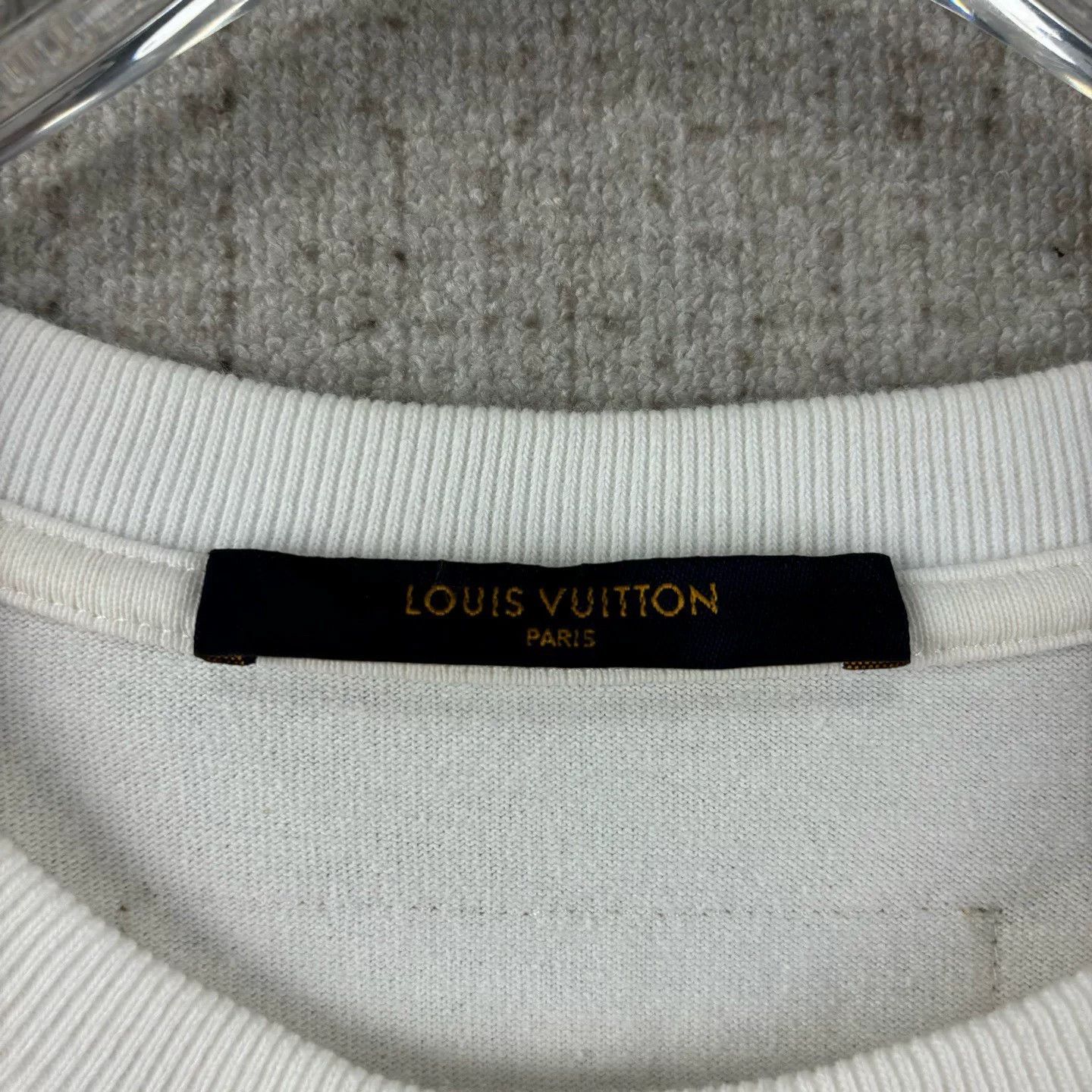 Louis Vuitton Louis Vuitton Flocked Logo Round Neck Tee Size US M / EU 48-50 / 2 - 4 Thumbnail