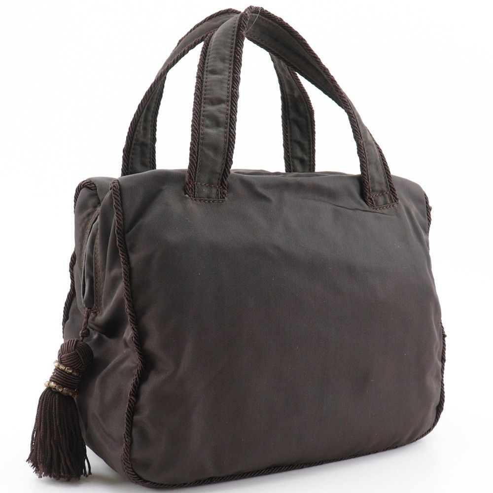 Prada Prada Prada Beads Logo Nylon Handbag Others Handbag B3763 DUTY FREE for USA Size ONE SIZE - 3 Thumbnail
